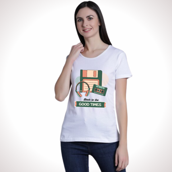 URBIDA Retro Style Graphic Printed cool Tops T-shirt for Women - Image 3