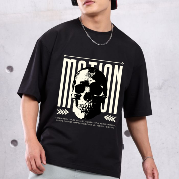 Retro Skull Graphic Premium Baggy T-shirt
