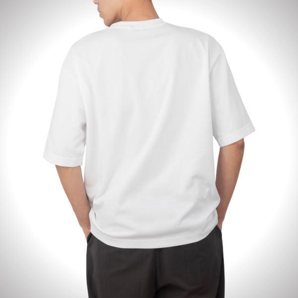 URBIDA Men Typography classy Graphic Printed  Premium Oversized T-shirt - Image 3