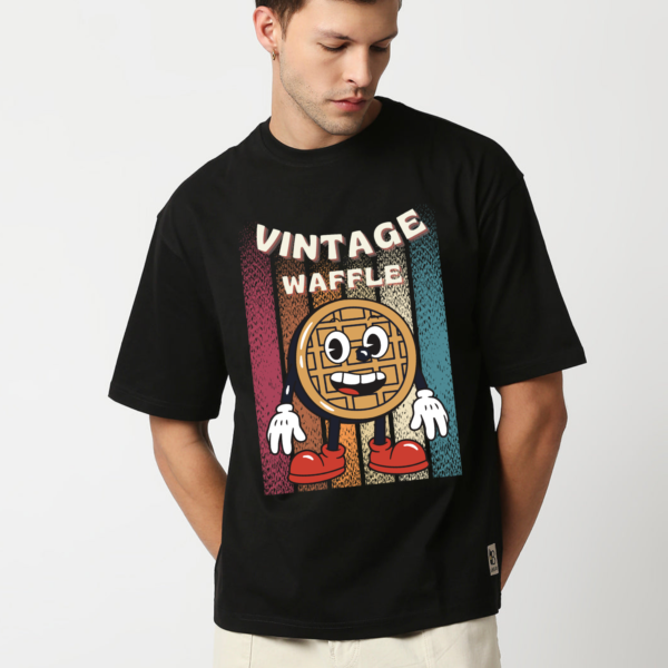 URBIDA Men Graphic Printed Retro Style cool Oversized T-shirt - Image 3