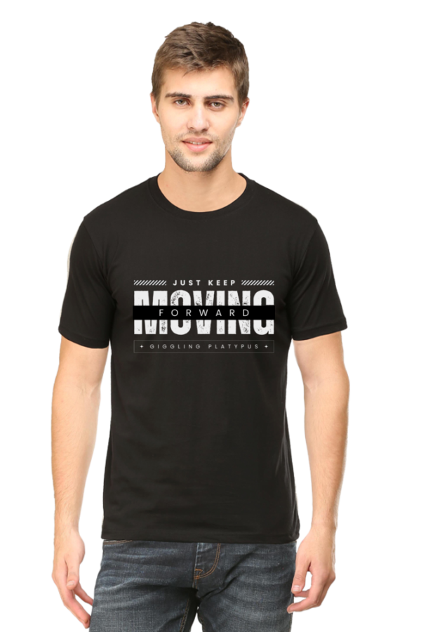URBIDA Inspirational Theme Graphic Printed Pure Cotton T-shirt