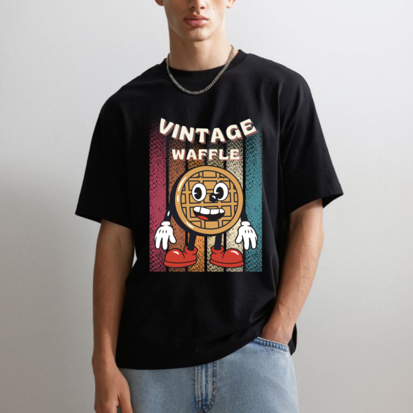 URBIDA Men Graphic Printed Retro Style cool Oversized T-shirt - Image 2
