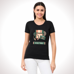 URBIDA Retro Style Graphic Printed cool Tops T-shirt for Women