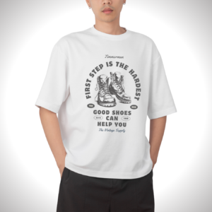 Retro Graphic Premium Baggy T-shirt