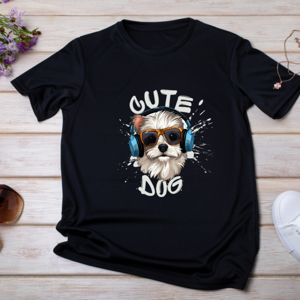 Pet lover Women Pure 100% Cotton Graphic Printed Premium Black T-shirt - Image 6