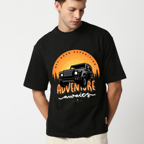 Urbida  Premium Cotton Oversize Vintage adventure Graphic Printed T-shirt - Image 6