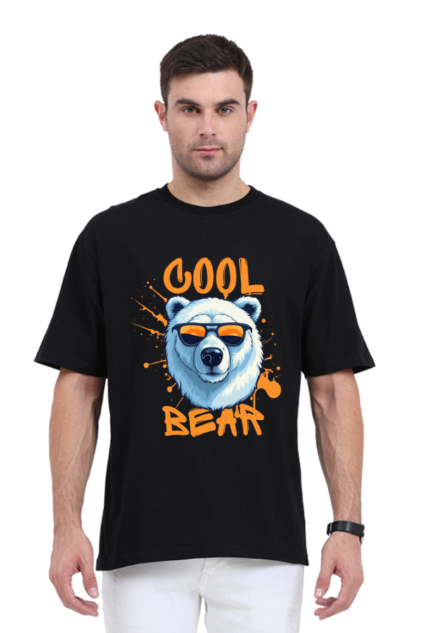URBIDA Men Wild Edition Wolf Theme Graphic Printed Premium Cotton Oversized T-shirt - Image 11