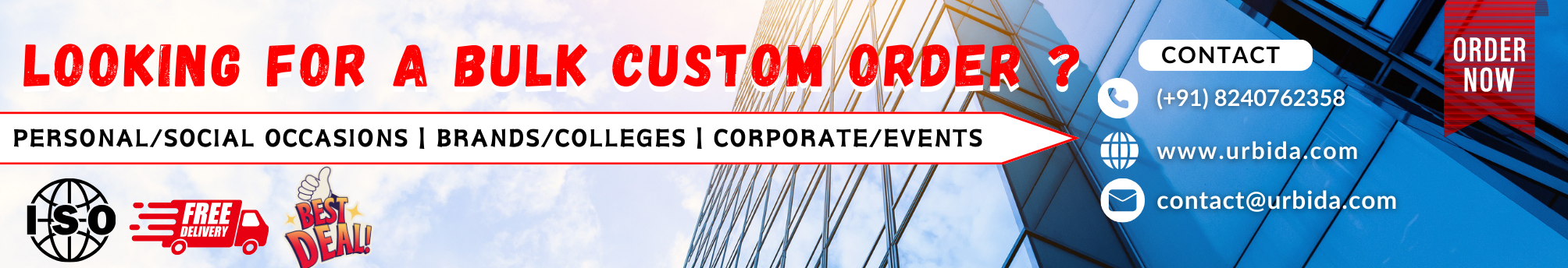 Bulk order & Custom Order