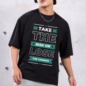 URBIDA Inspirational Theme Graphic Printed Pure 100% Cotton Oversize T-shirt for Men