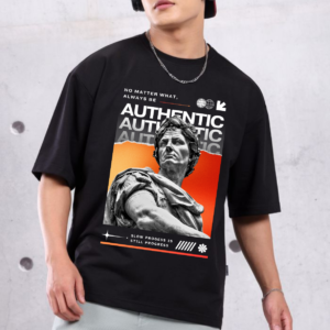 Vintage Theme Graphic Printed Pure 100% Cotton Oversize T-shirt