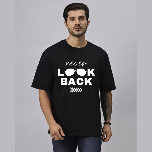 URBIDA Inspirational Theme Cool Graphic Printed Pure 100% Cotton Oversize T-shirt - Image 3