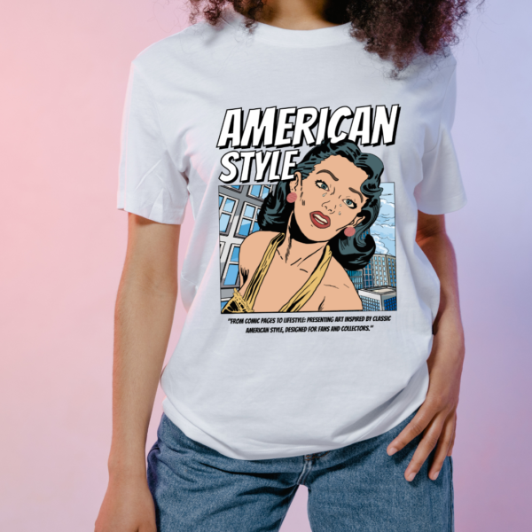 URBIDA Women Retro Cartoon Theme Graphic Printed Premium Supima Cotton T-shirt - Image 3