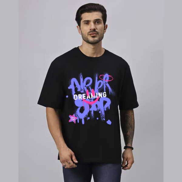 URBIDA Inspirational Theme Premium Cotton Oversize T-shirt for Men - Image 3