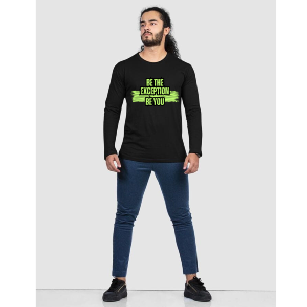 URBIDA Inspirational Theme Pure 100% Cotton full sleeve Printed T-shirt for Men - Image 4