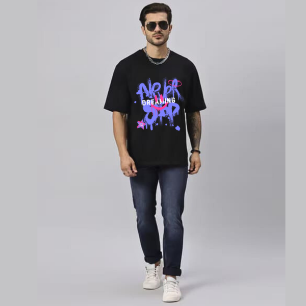 URBIDA Inspirational Theme Premium Cotton Oversize T-shirt for Men - Image 4