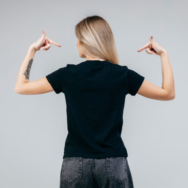 URBIDA motivational Yoga Theme Graphic Printed Premium Supima Cotton T-shirt for Women - Image 5