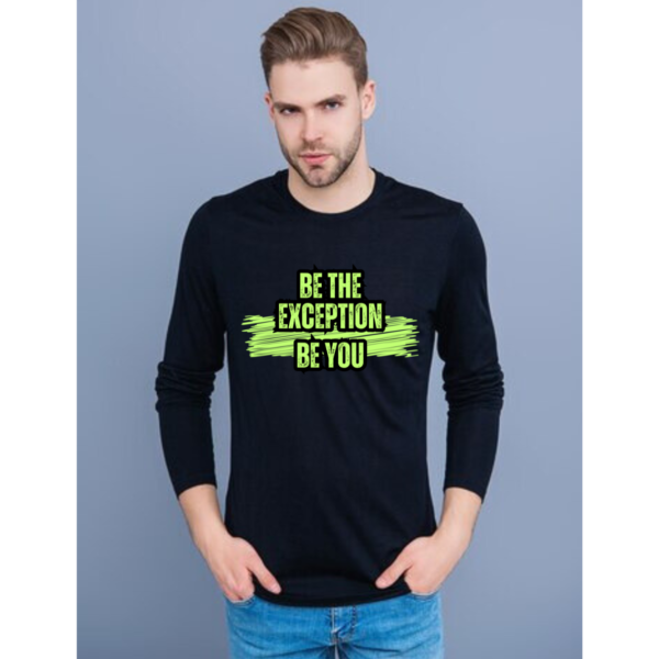 URBIDA Inspirational Theme Pure 100% Cotton full sleeve Printed T-shirt for Men - Image 6