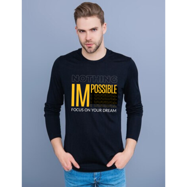 URBIDA Inspirational Theme Premium 100% Cotton full sleeve Printed T-shirt for Men - Image 6