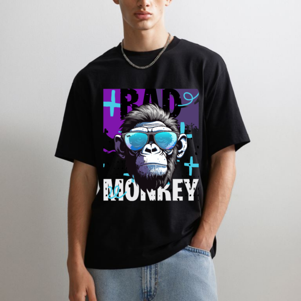 URBIDA Men Wild Edition Retro Theme Graphic Printed Oversized T-shirt - Image 6