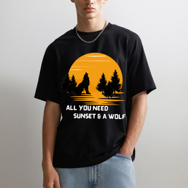 URBIDA Wild Edition Vintage Night Theme Graphic Printed Oversized T-shirt - Image 6