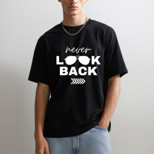 Wild Edition Vintage Night Theme Graphic Printed Oversized T-shirt
