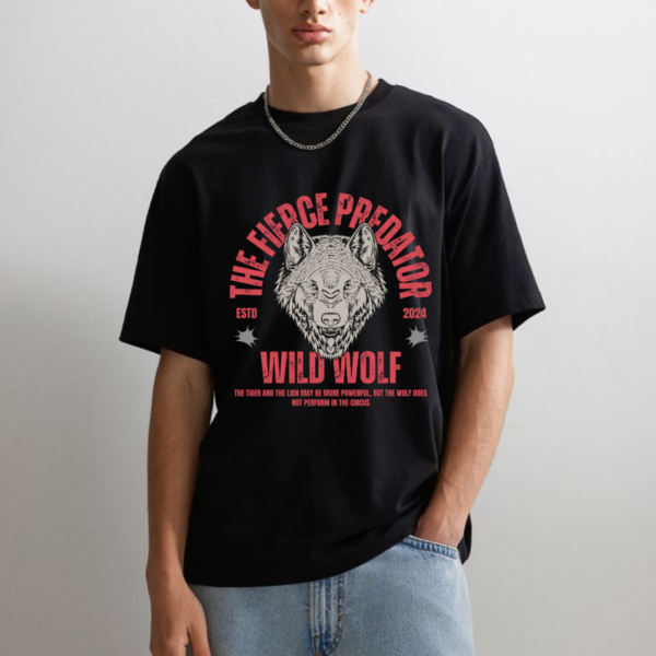 URBIDA Men Wild Theme Graphic Printed Oversized T-shirt for Men - Image 6