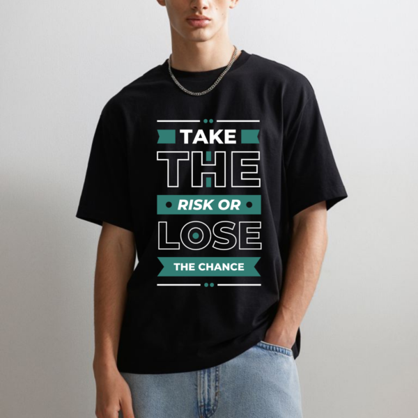 URBIDA Inspirational Theme Graphic Printed Pure 100% Cotton Oversize T-shirt for Men - Image 7