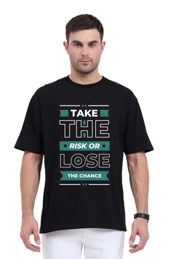 URBIDA Inspirational Theme Graphic Printed Pure 100% Cotton Oversize T-shirt for Men - Image 8