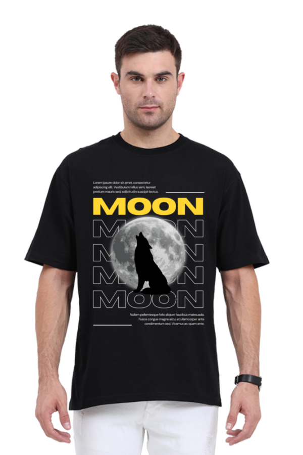 URBIDA Men Wild Edition Wolf Theme Graphic Printed Oversized T-shirt - Image 7