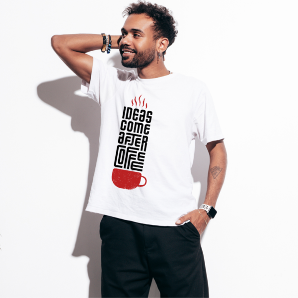 URBIDA Coffee Lover Graphic Printed Premium Cotton T-shirt - Image 2