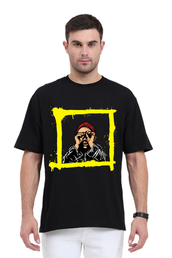 Urbida Cool Retro Graphic Printed Premium Cotton Oversize T-shirt - Image 7