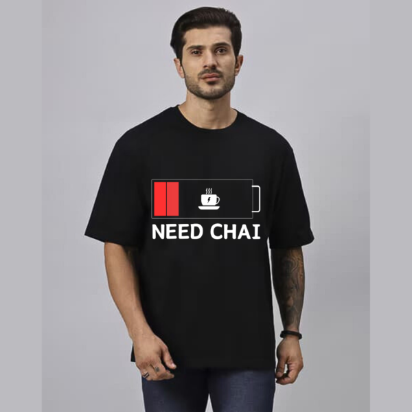 URBIDA Retro Theme Chai Lover Premium Oversized T-shirt - Image 3