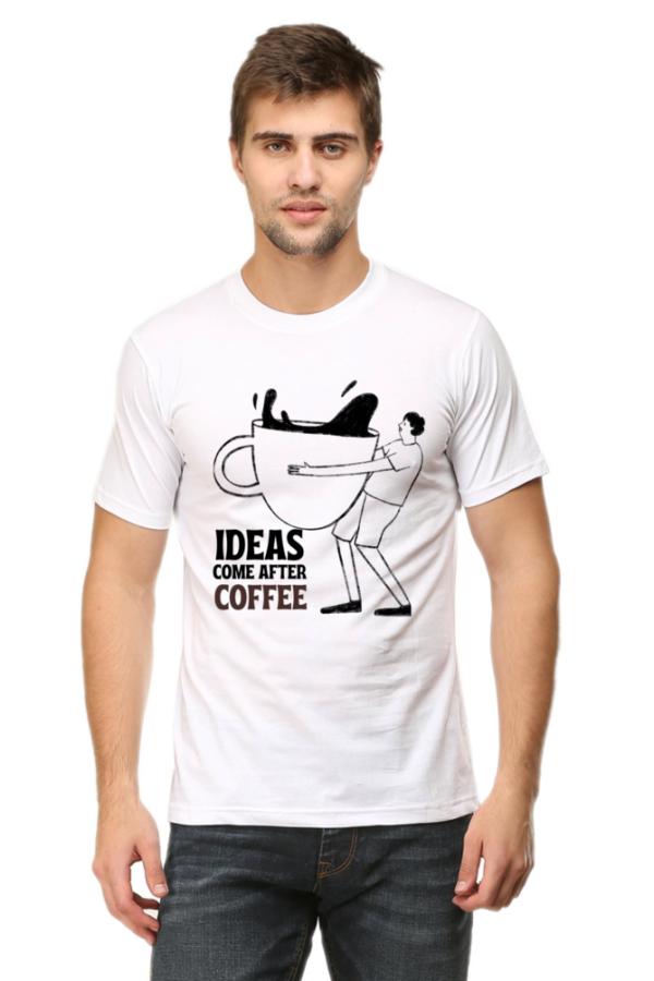 Urbida Chai Lover Typography Theme Graphic Printed Premium Cotton T-shirt - Image 2