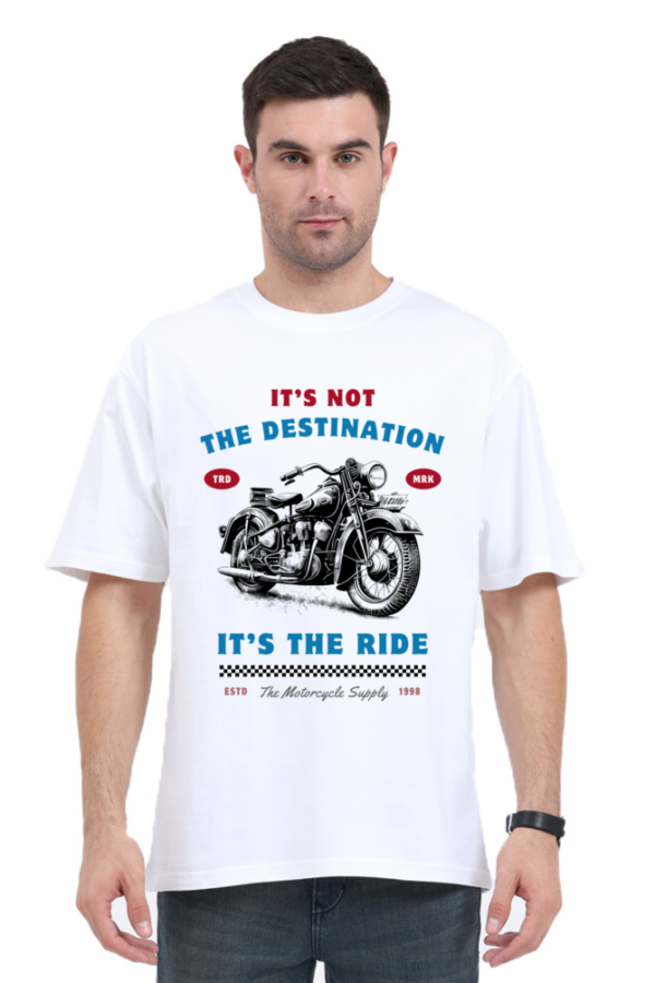 Retro-Vintage Motivational Theme Graphic Printed Premium Oversize T-shirt - Image 7