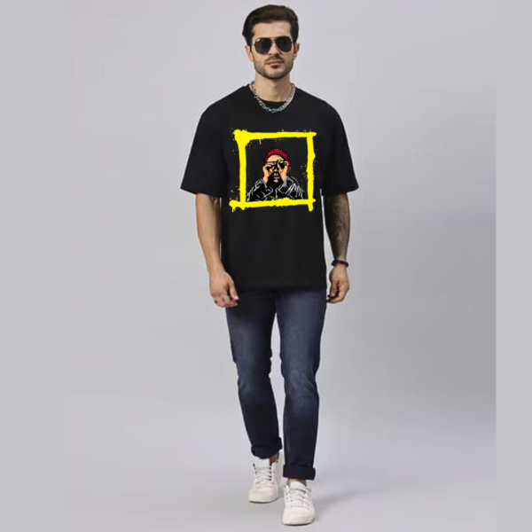 Urbida Cool Retro Graphic Printed Premium Cotton Oversize T-shirt - Image 4