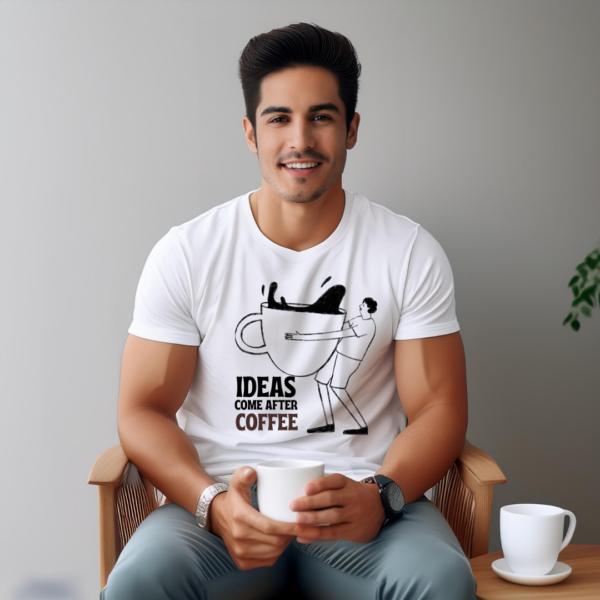 Urbida Chai Lover Typography Theme Graphic Printed Premium Cotton T-shirt