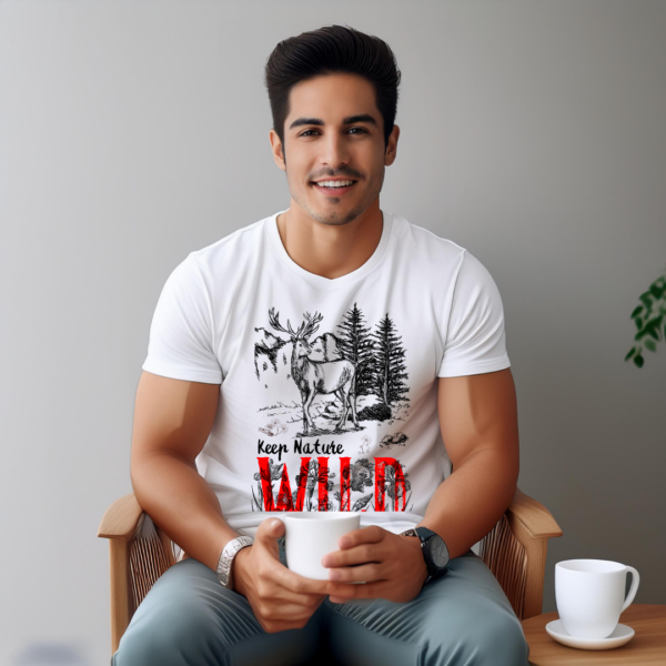 URBIDA Village Nature Theme Graphic Printed Premium Cotton T-shirt - Image 4