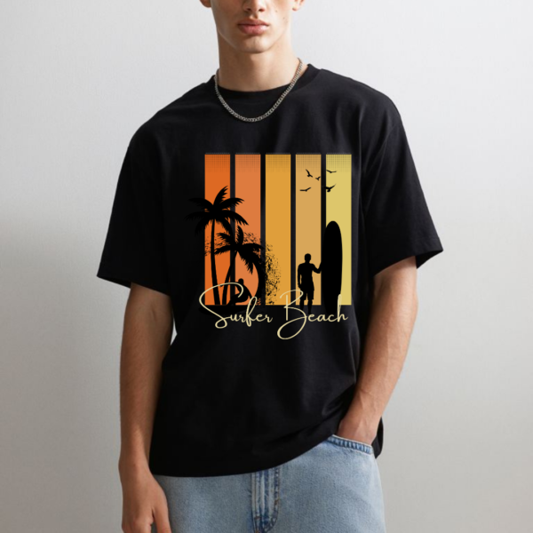 Vintage Nature Theme Printed Premium Cotton Oversize T-shirt