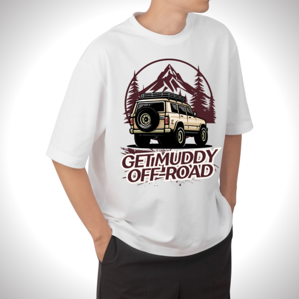 Retro Vintage Adventure Theme Printed Premium Oversize T-shirt - Image 6