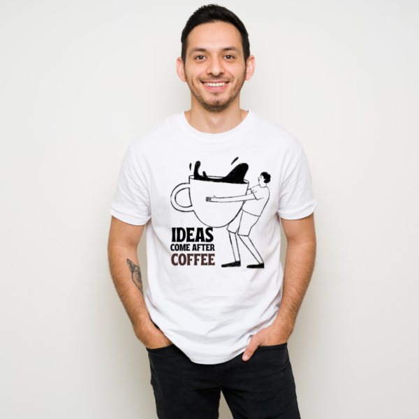 Urbida Chai Lover Typography Theme Graphic Printed Premium Cotton T-shirt - Image 8