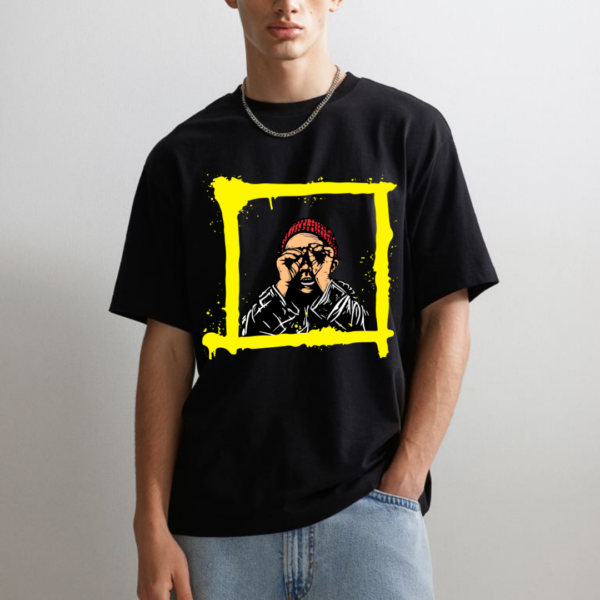 Urbida Cool Retro Graphic Printed Premium Cotton Oversize T-shirt - Image 6