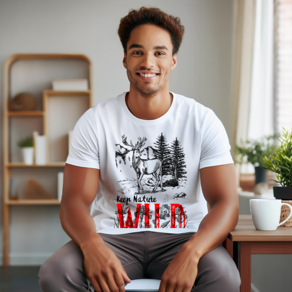 URBIDA Village Nature Theme Graphic Printed Premium Cotton T-shirt - Image 7