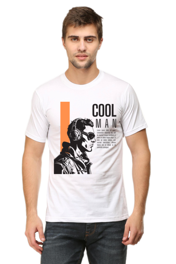 Urbida Men Retro Typography Look Graphic Printed Premium Cotton T-shirt - Image 8