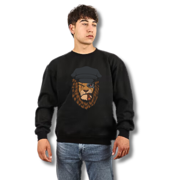 Urbida Wild Theme Graphic Printed Pure Cotton 300 GSM Premium Sweatshirt - Image 2
