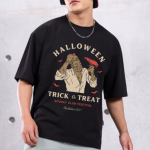 Urbida Cool Retro Graphic Printed Premium Cotton Oversize T-shirt