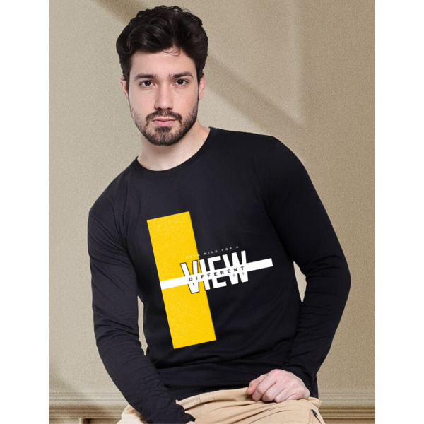URBIDA Inspirational Theme Premium Cotton Full-sleeve T-shirt for Men - Image 2