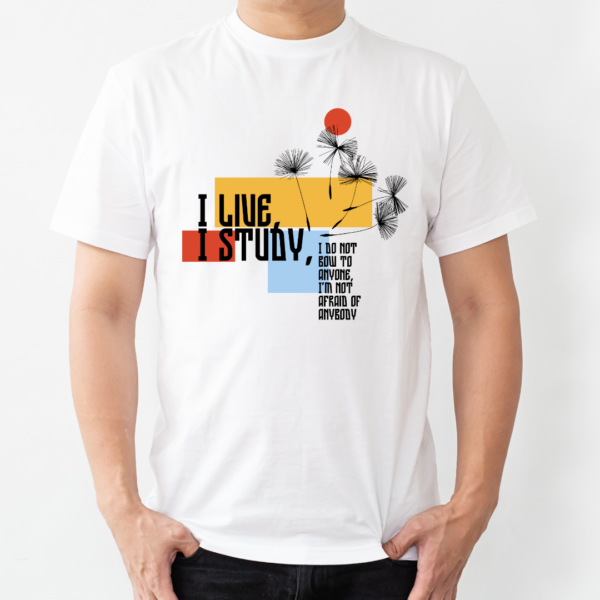 URBIDA Inspirational Theme Pure 100%- Cotton half sleeve  T-shirt - Image 3