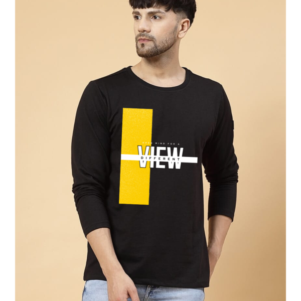 URBIDA Inspirational Theme Premium Cotton Full-sleeve T-shirt for Men - Image 3