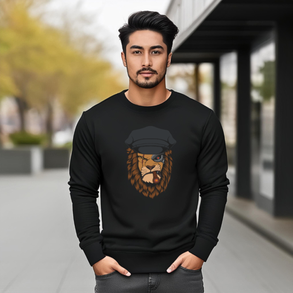 Urbida Wild Theme Graphic Printed Pure Cotton 300 GSM Premium Sweatshirt - Image 4