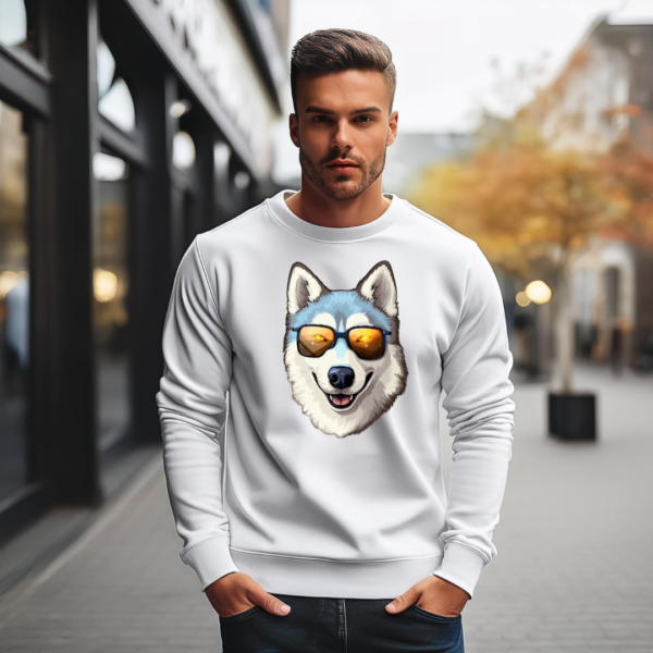 Urbida Wild Edition Wolf Theme Graphic Printed Pure Cotton 300 GSM Premium Sweatshirt
